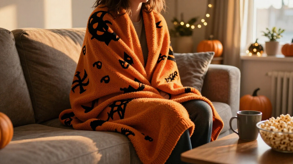 best Halloween throw blankets