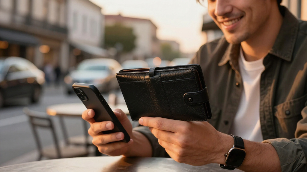 stylish men's leather wallets