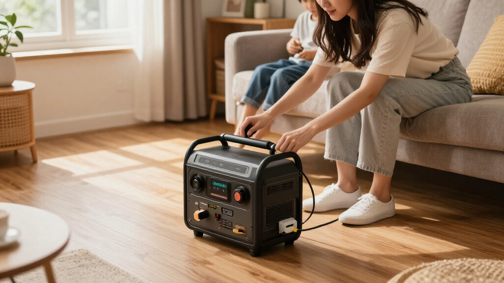 portable generator for home backup power