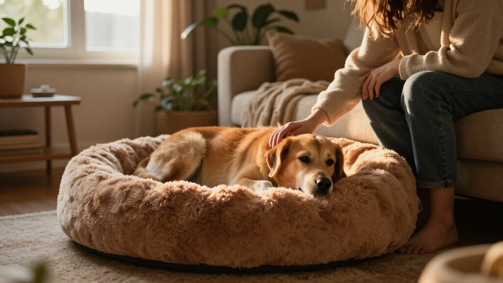 best cave dog bed for anxious dogs