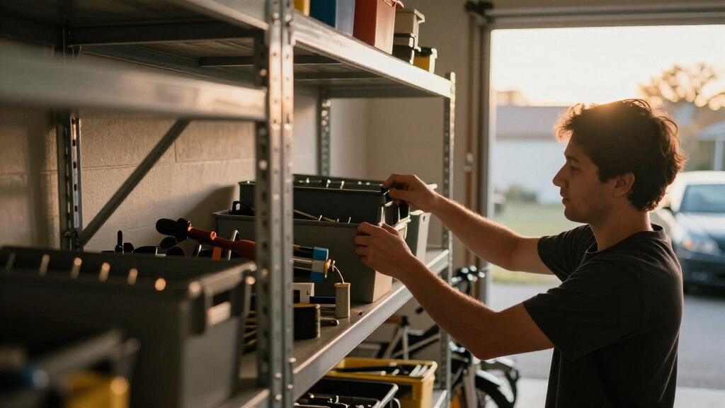 heavy duty shelving for garage steel