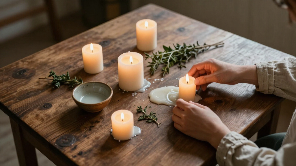 altar candles for spiritual rituals