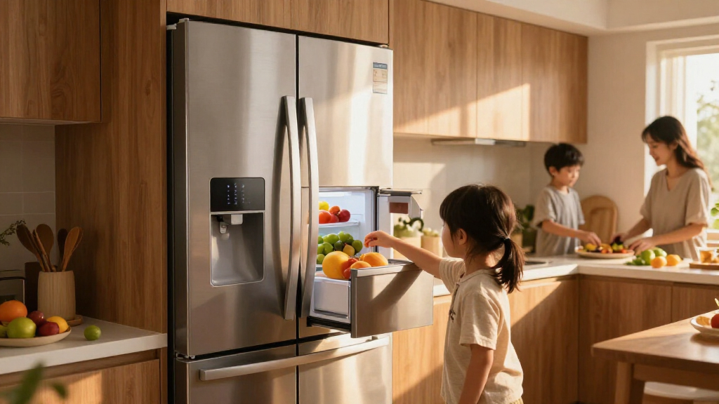 best smart counter-depth french door fridge with flex drawer