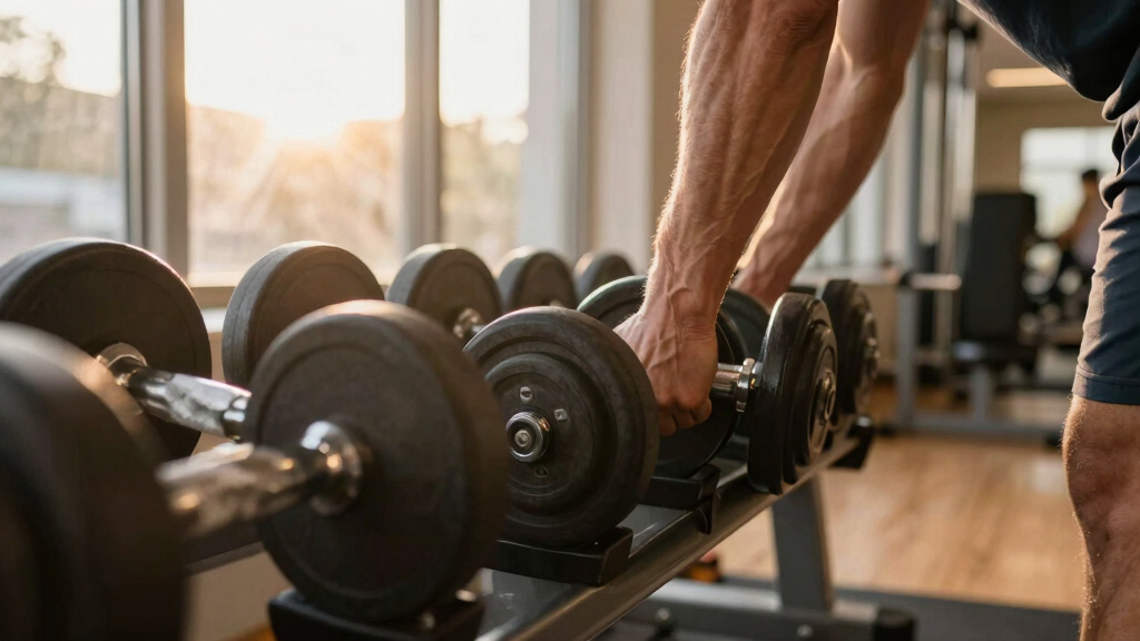 best dumbbell set with rack
