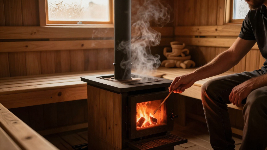 wood burning sauna stove