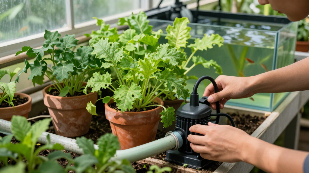 air pump and diffuser kit for aquaponics