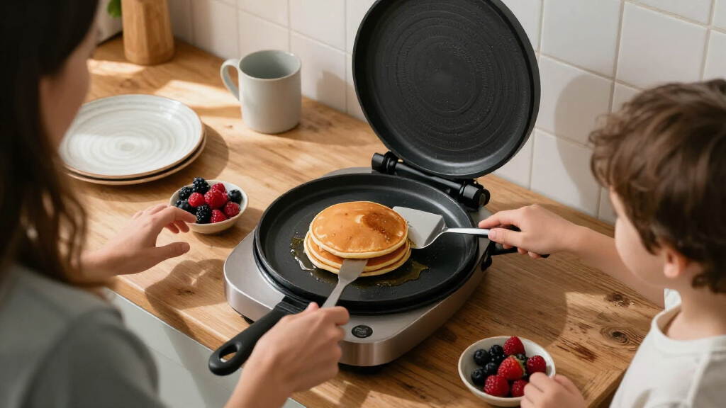 electric griddles for family breakfasts
