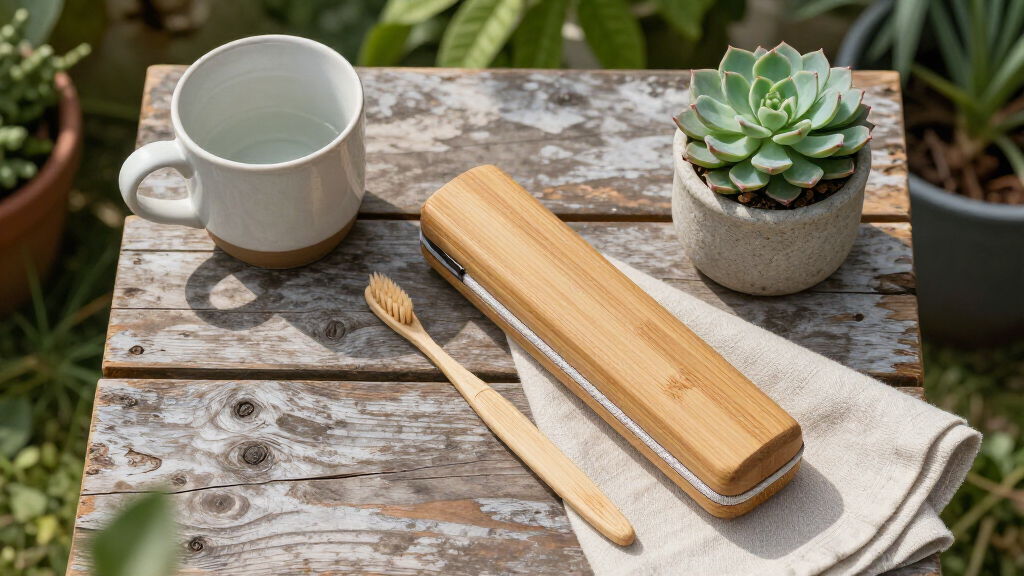 bamboo toothbrush travel case
