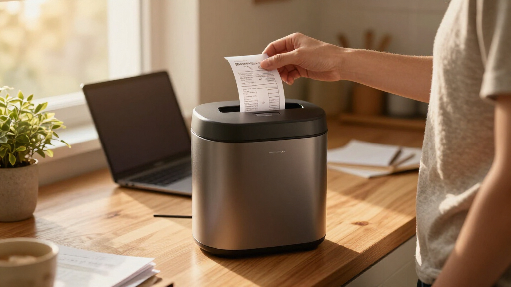 best shredder for old tax returns and receipts