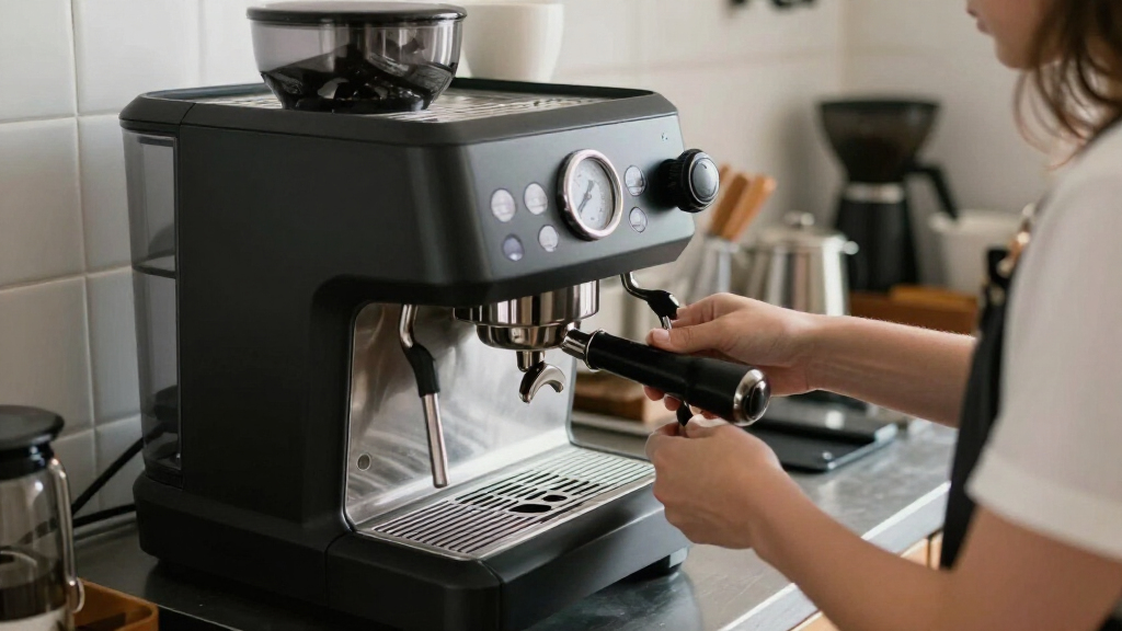 best flow control espresso machine with visible brew pressure gauge