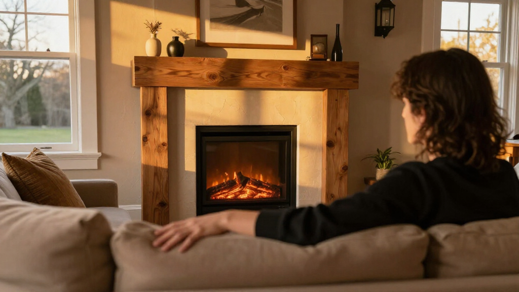 best electric fireplaces with mantels for living rooms
