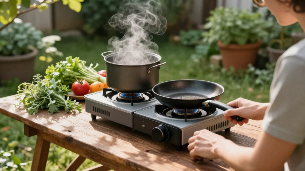 high output two burner camp stove