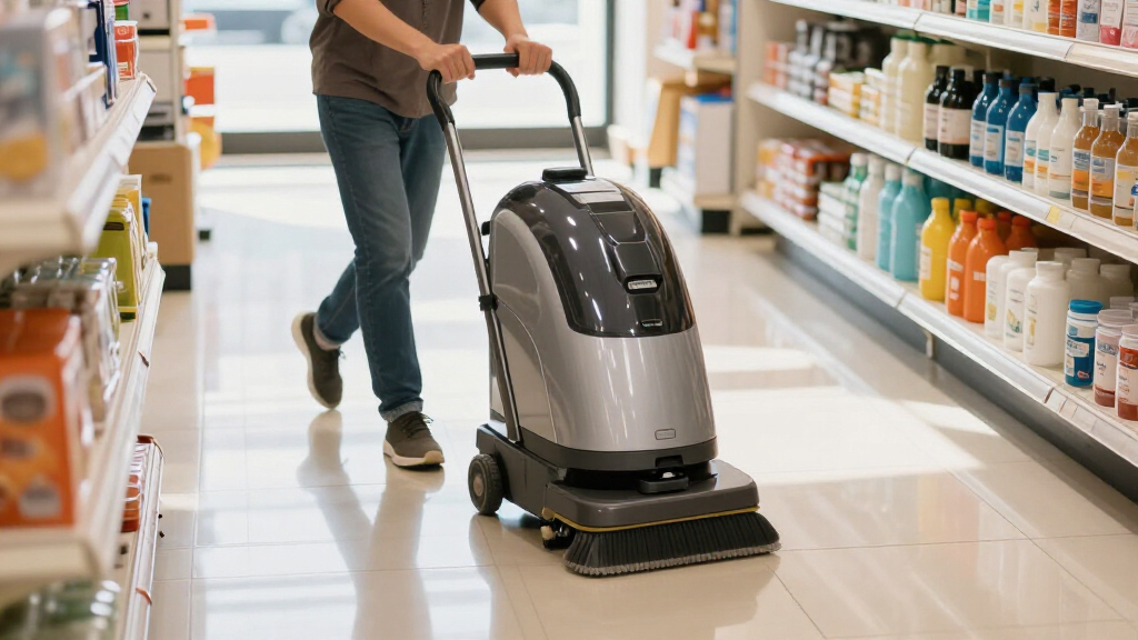 best sweeper for large retail floors
