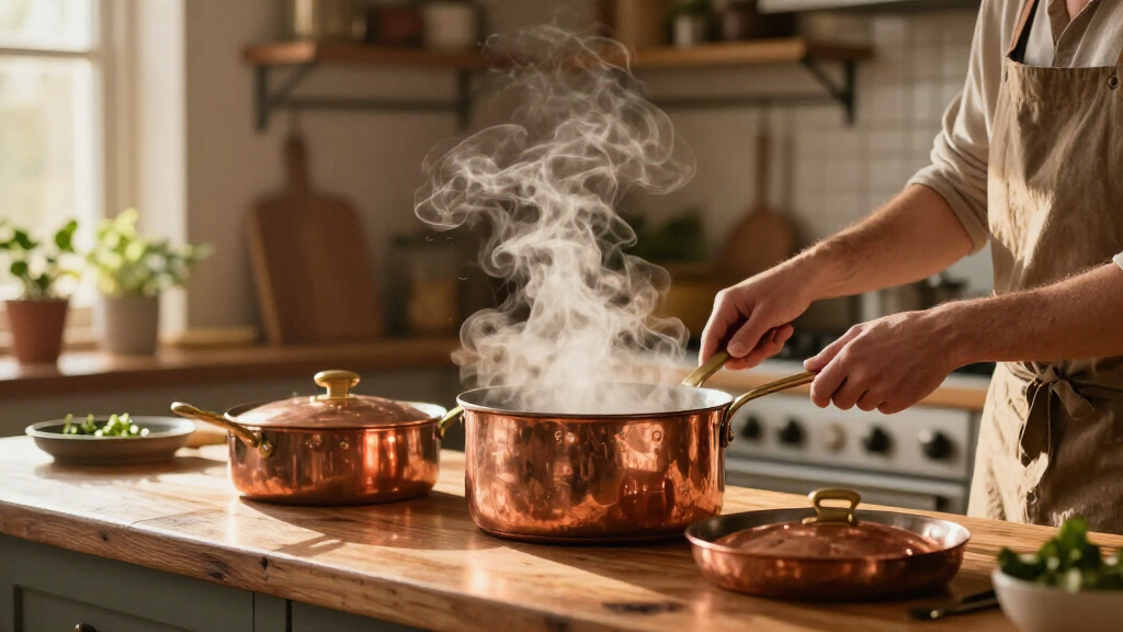 copper cookware set