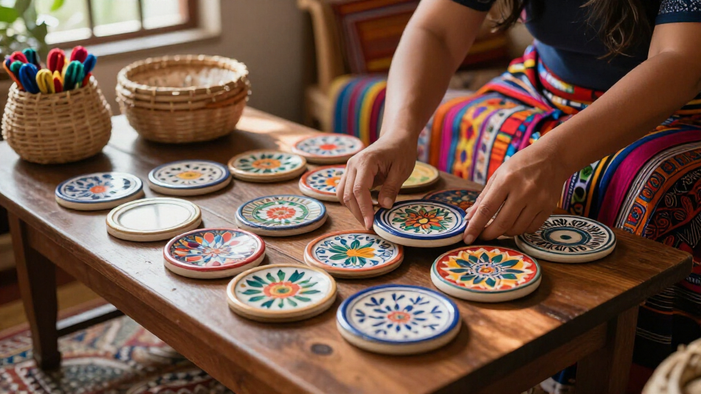 coffee table coasters for filipina celebrations