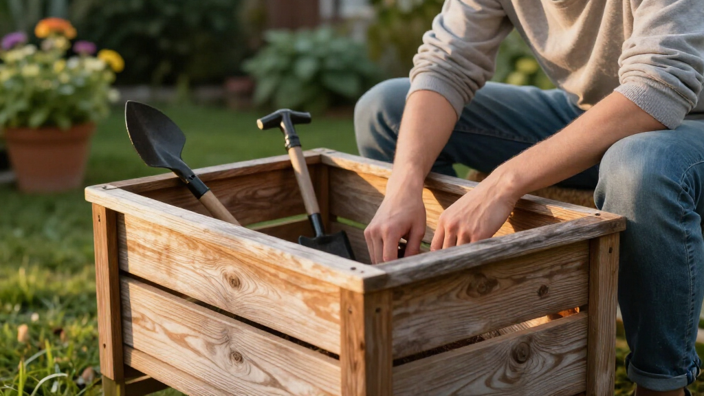 garden outdoor storage benches