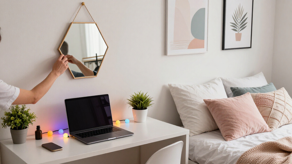 stylish dorm room decor