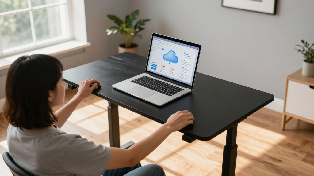 sit stand desk for home office
