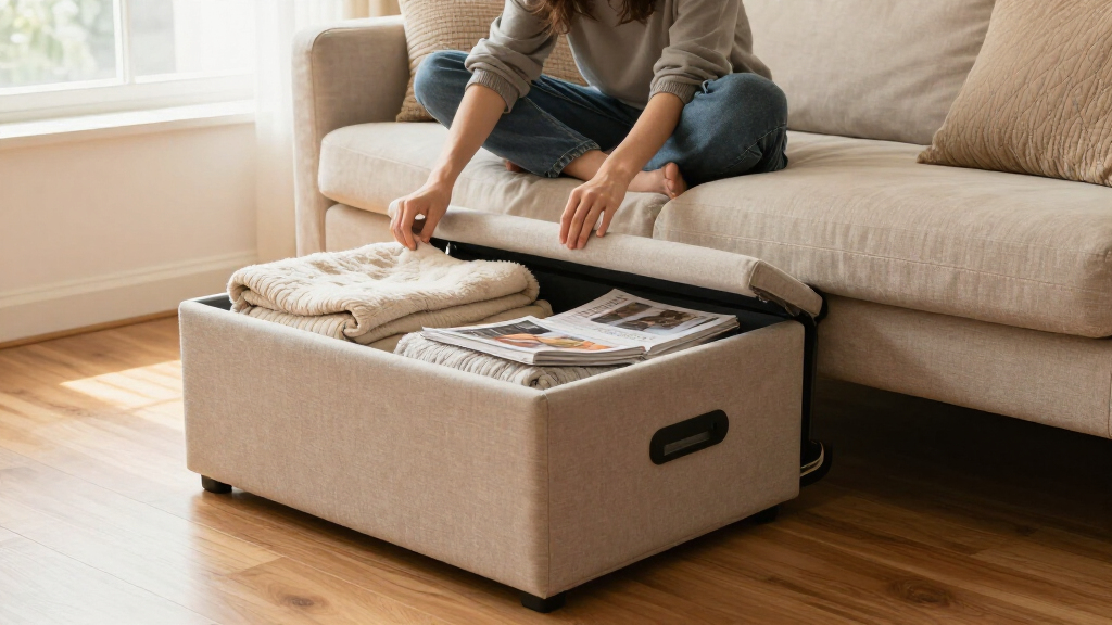 multifunctional storage ottomans