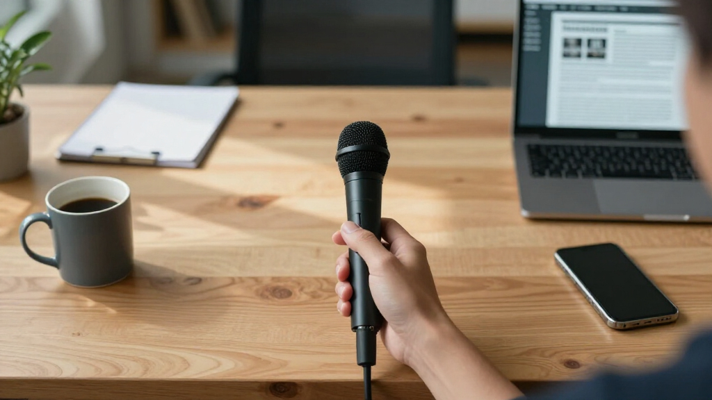 newsroom microphones