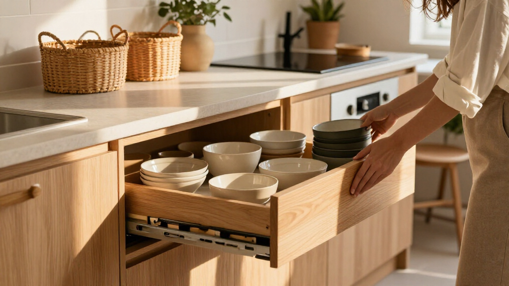 best Japandi kitchen storage solutions