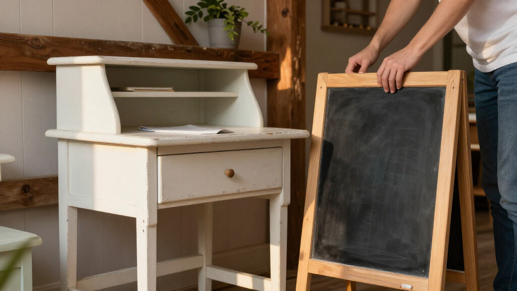 school-themed farmhouse decor