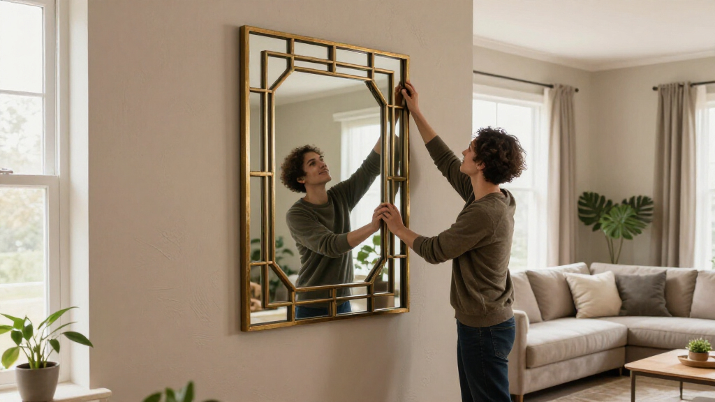 designer accent wall mirrors
