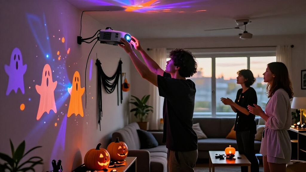 Halloween party lighting projectors