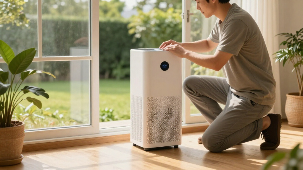 air purifier for vocs in new home
