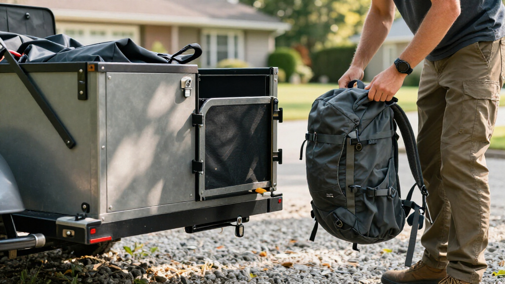 swing away hitch cargo carriers with locks