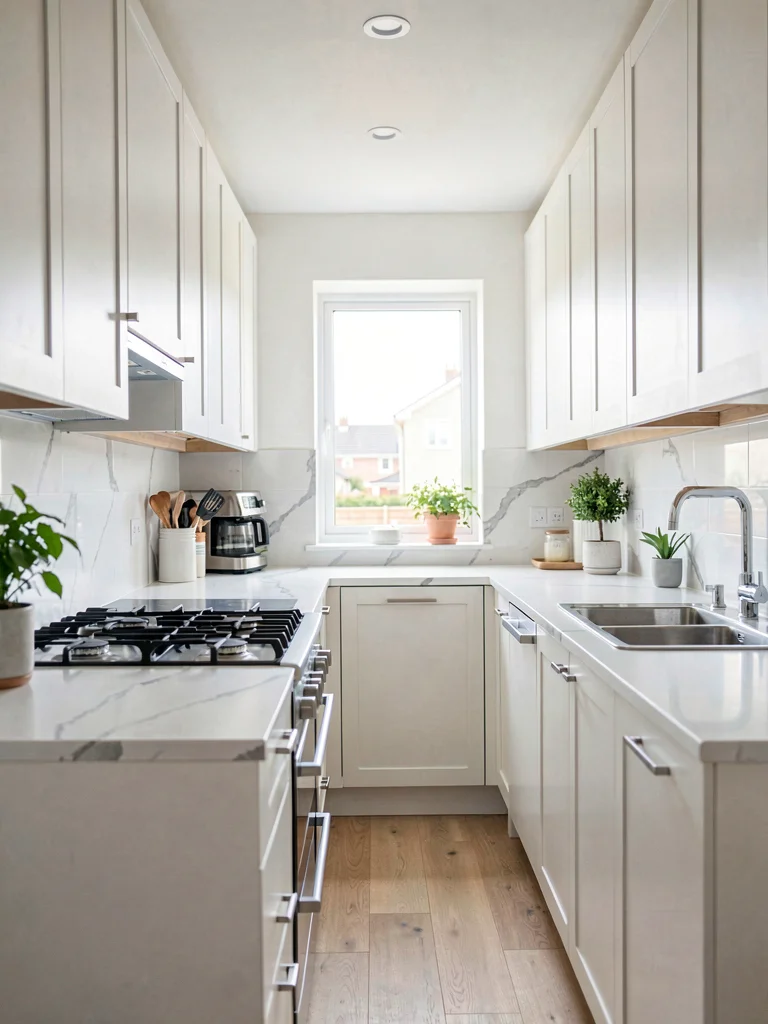 Galley kitchen layout — Open Kitchen Design: Create Your Dream Connected Home