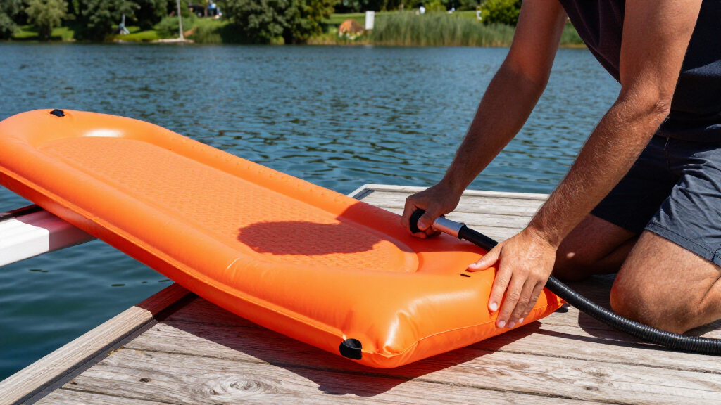 inflatable swim platforms for boats