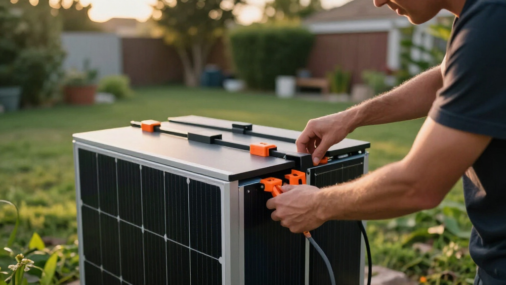 solar power station expandable battery system