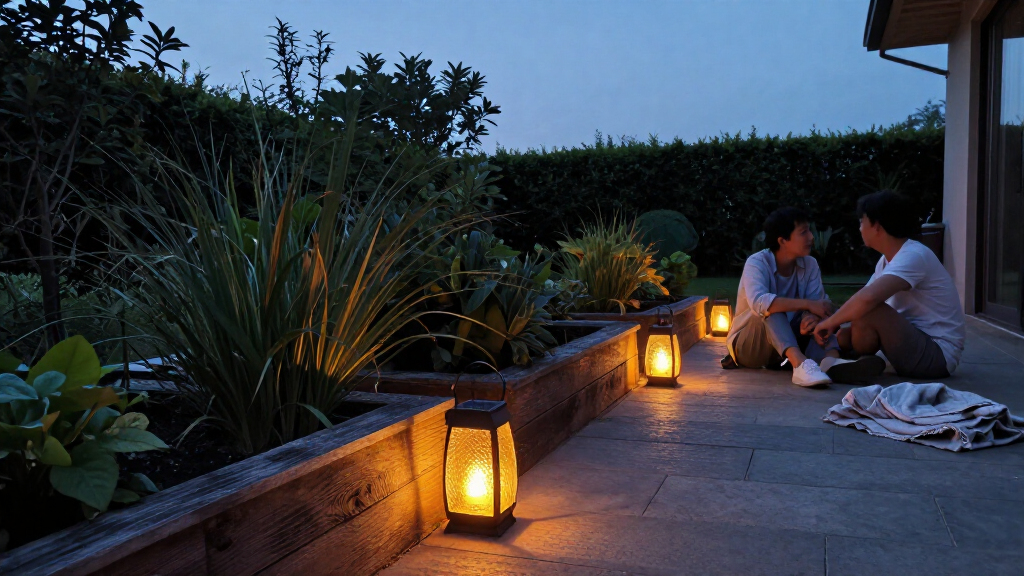 solar garden lanterns
