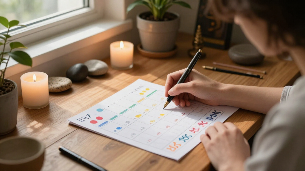 desk calendars for intentional living