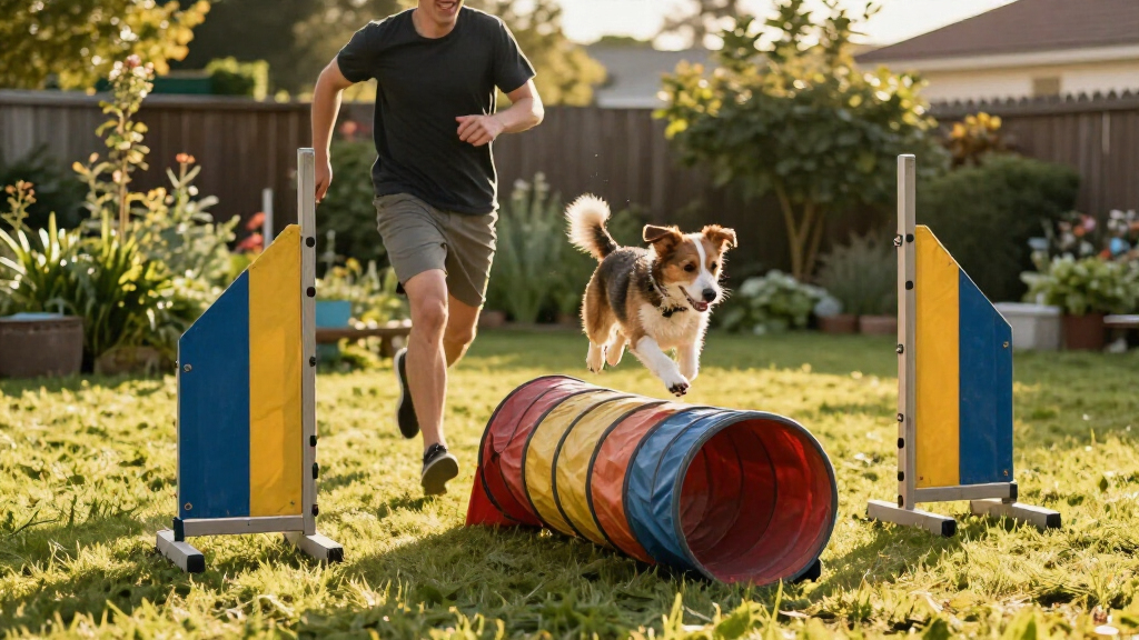 dog agility equipment for backyard