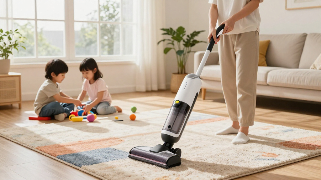 vacuum mop combo for homes with kids
