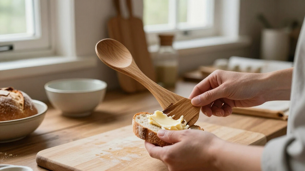 wooden butter spade replica