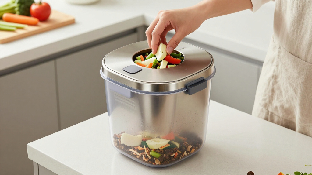 electric compost bin for kitchen