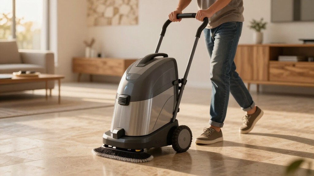 best electric floor scrubber for stone floors