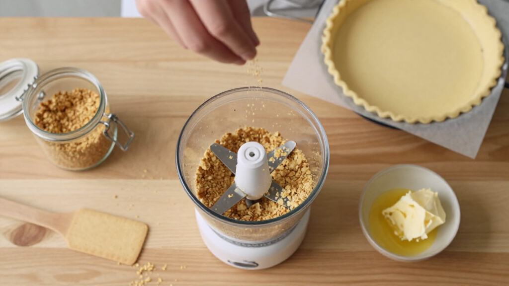 food processor for cheesecake crust crumbs