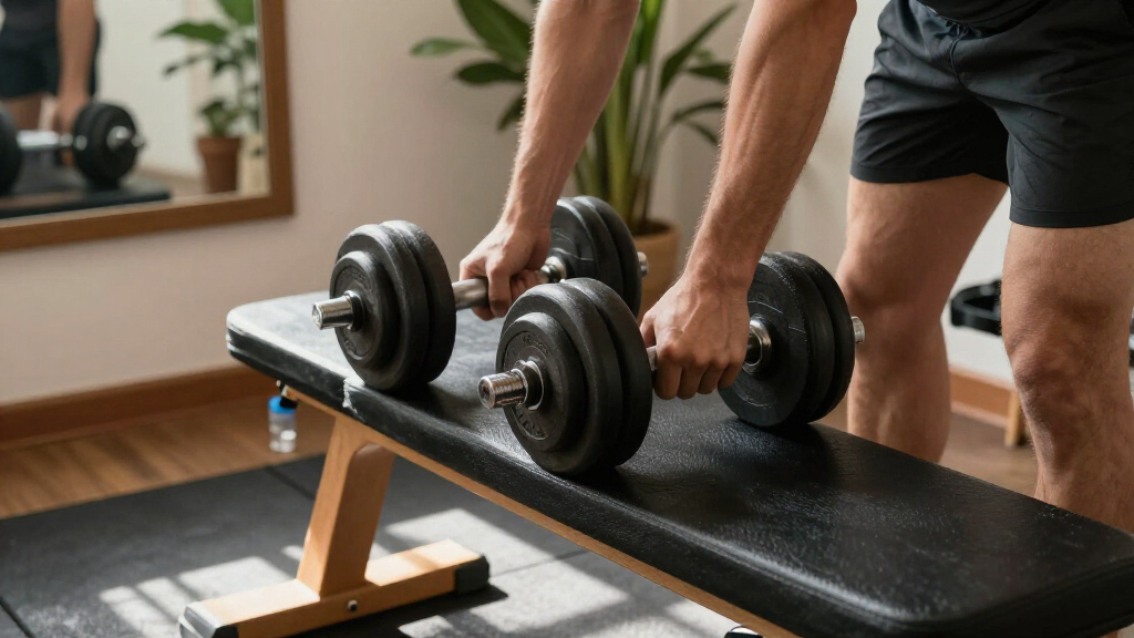 adjustable dumbbell set