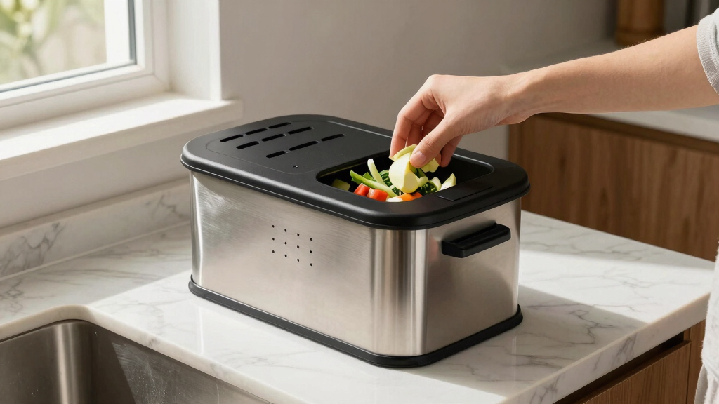 best kitchen compost bin with odor control