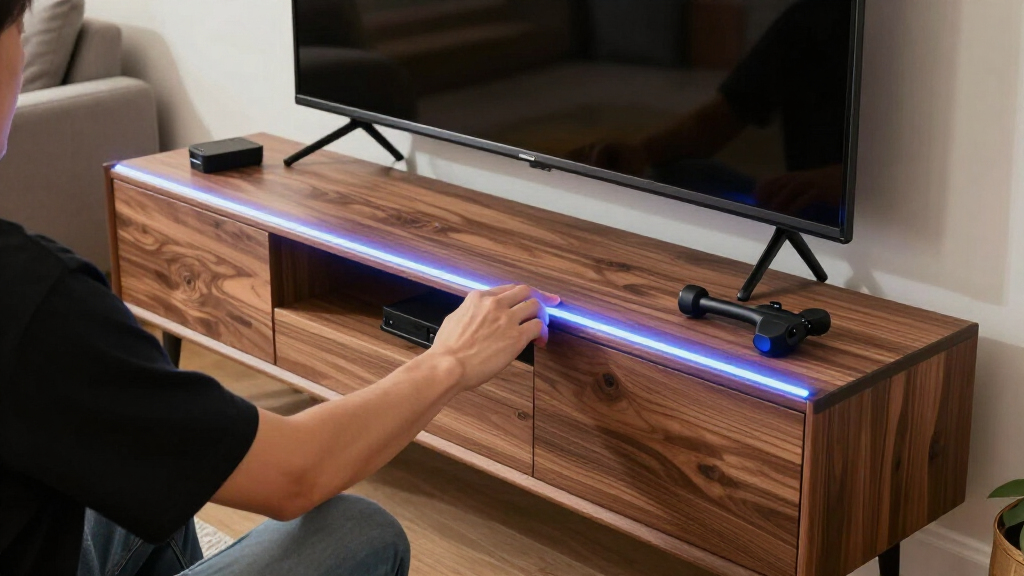 LED strip lights for media rooms