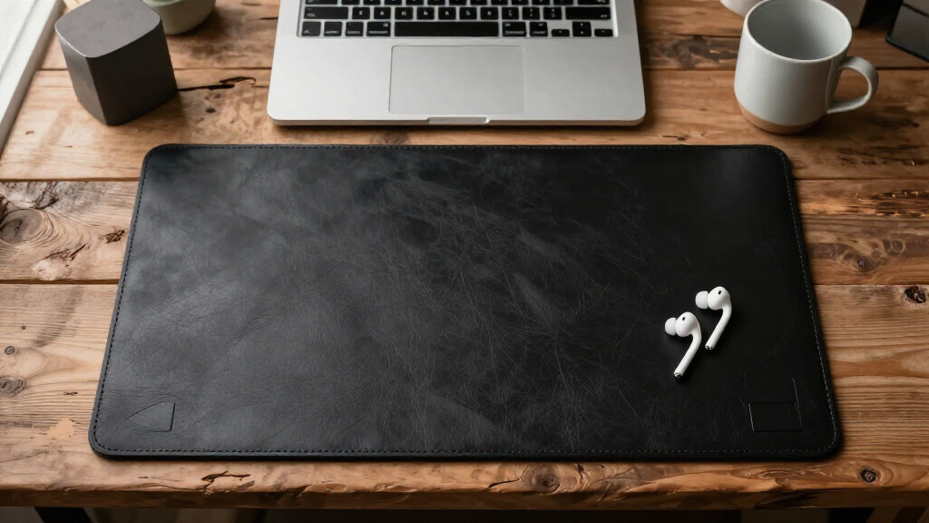 desk pad leather premium