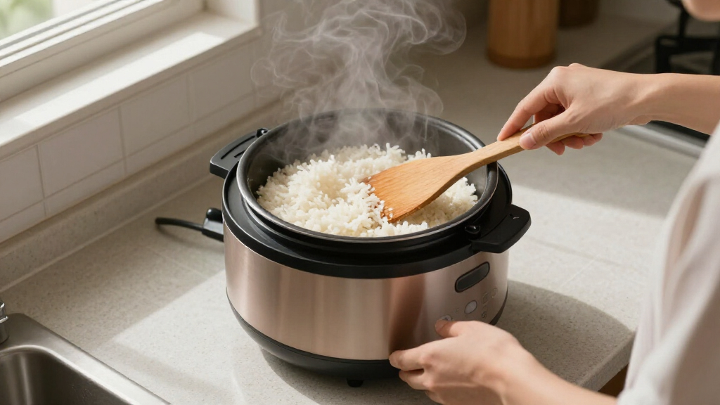 induction heating rice cooker with fuzzy logic cooking