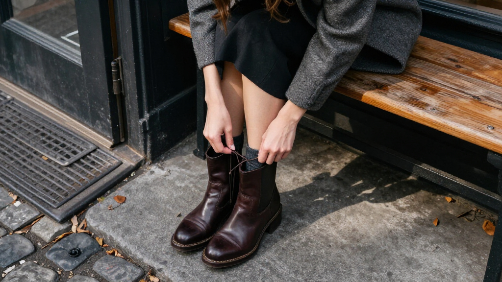 women's leather ankle boots