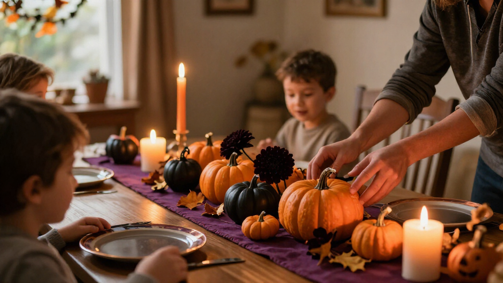 Halloween table centerpieces