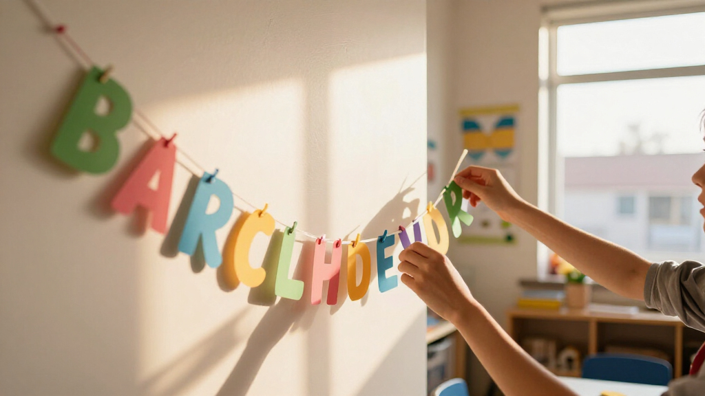 personalized name garland