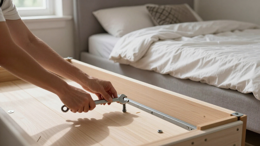 queen platform bed frame